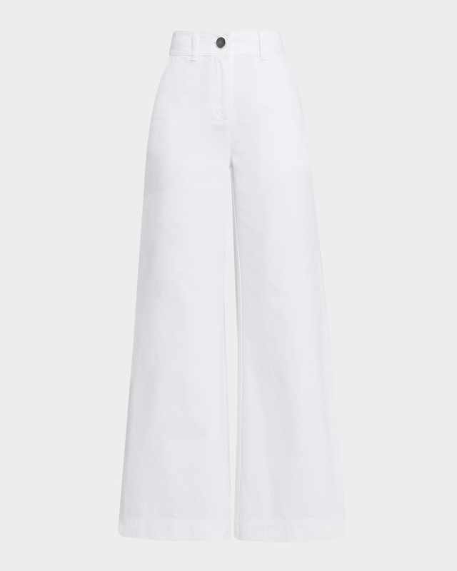 Eileen Wide-Leg Jeans with Slits